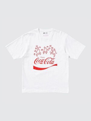 UNIQLO - футболка коллаборации Сoca-cola&Keith Haring