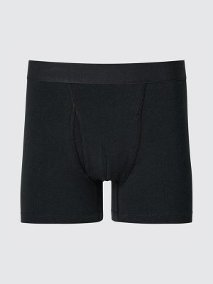 UNIQLO - хлопковые трусы-боксеры - 09 BLACK