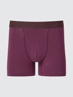 UNIQLO - хлопковые трусы-боксеры - 19 WINE