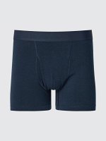 UNIQLO - хлопковые трусы-боксеры - 69 NAVY
