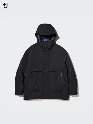 UNIQLO - гибридная пуховая парка оверсайз +J