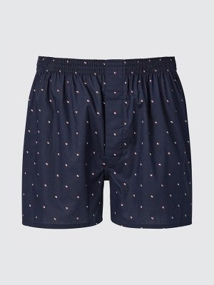 UNIQLO - семейные трусы в мелкий рисунок - 69 NAVY