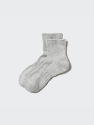 UNIQLO - носки с дышащей сетчатой структурой - 03 GRAY