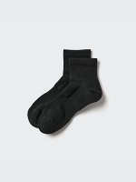 UNIQLO - носки с дышащей сетчатой структурой - 09 BLACK