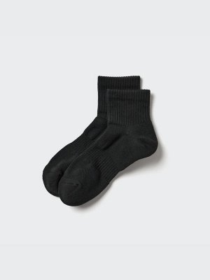 UNIQLO - носки с дышащей сетчатой структурой - 09 BLACK