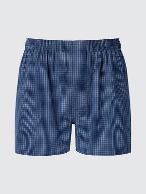 UNIQLO - семейные трусы в мелкую клетку - 67 BLUE
