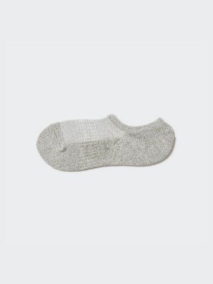 UNIQLO - короткие мужские носки с мягким ворсом - 04 GRAY