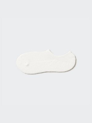 UNIQLO - короткие мужские носки с мягким ворсом -  01 OFFWHITE