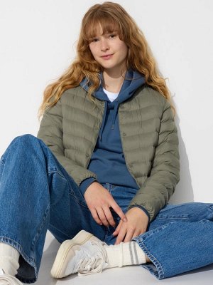 UNIQLO - теплая компактная курточка Puffteck - 56 OLIVE