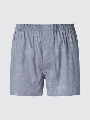 UNIQLO - свободные семейные трусы в мелкую точку - 06 GRAY