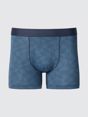 UNIQLO - трусы-боксеры AIRism с дизайном - 65 BLUE