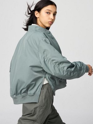 UNIQLO - куртка-бомбер с молниями по бокам