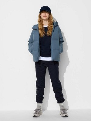 UNIQLO - бесшовная теплая куртка-парка на пуху - 67 BLUE
