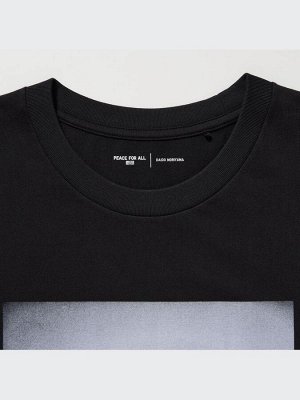 UNIQLO - хлопковая футболка PEACE FOR ALL x Дайдо Морияма - 09 BLACK