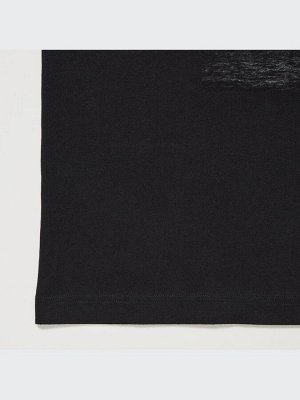 UNIQLO - хлопковая футболка PEACE FOR ALL x Дайдо Морияма - 09 BLACK