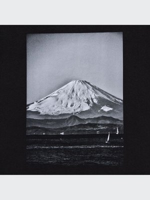 UNIQLO - хлопковая футболка PEACE FOR ALL x Дайдо Морияма - 09 BLACK