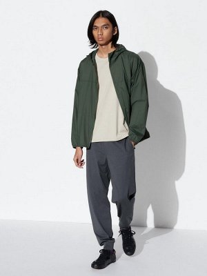 UNIQLO - брюки-джоггеры с функцией "Dry EX" увеличенной длины - 08 DARKGRAY