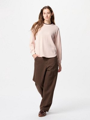 UNIQLO - вафельная кофта - 30 NATURAL