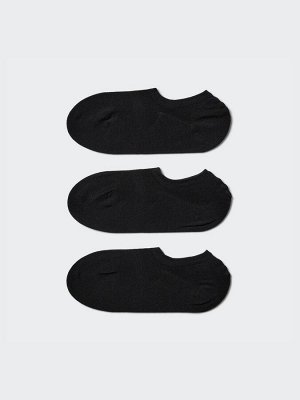 UNIQLO - женские сетчатые носки (3 пары) - 09 BLACK
