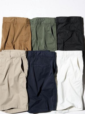 UNIQLO - шорты-чинос свободного кроя - 57 OLIVE