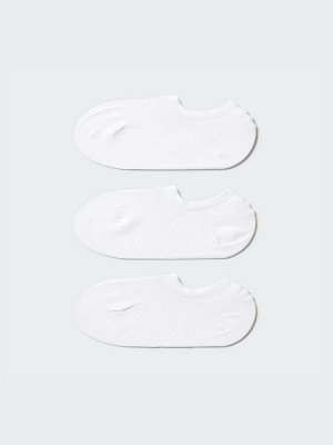 UNIQLO - женские сетчатые носки (3 пары) - 00 WHITE