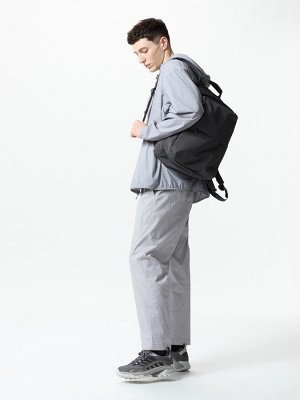 UNIQLO - хлопковые легкие брюки c эластичной талией - 02 LIGHTGRAY