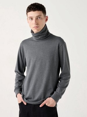 UNIQLO Ultra Warm Heattech - ультра теплый термо-лонгслив с высоким воротником - 01 OFF WHITE