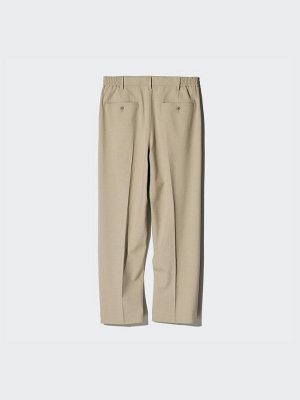 UNIQLO - широкие брюки со стрелками - 32 BEIGE
