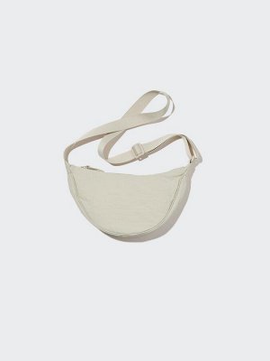 UNIQLO — круглая мини-сумка через плечо - 30 NATURAL