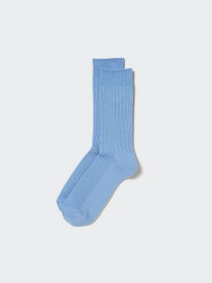 UNIQLO - однотонные цветные носки унисекс в рубчик - 8484
