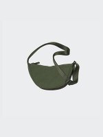 UNIQLO - нейлоновая мини-сумка унисекс через плечо - 58 DARKGREEN