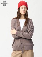 UNIQLO x Anya Hindmarch - объемный кардиган из шерсти мериноса