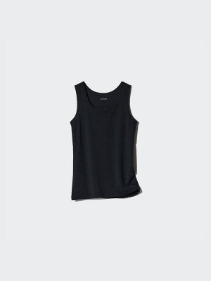 UNIQLO AIRism - детская майка из смесового хлопка - 00 WHITE
