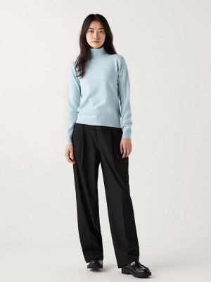 UNIQLO - кашемировый свитер с высоким воротником