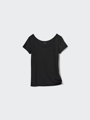UNIQLO AIRism - футболка с U-образным вырезом