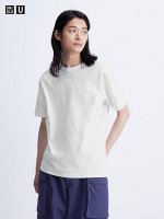 UNIQLO - повседневная футболка с круглым вырезом - 00 WHITE