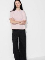 UNIQLO - легкая футболка Airism с круглой горловиной - 10 PINK