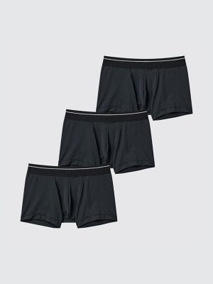 UNIQLO - трусы-боксеры AIRism с полоской на резинке для мальчиков (3 шт.)