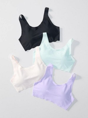 UNIQLO AIRism - топик с чашечками - 00 WHITE
