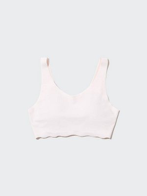 UNIQLO AIRism - топик с чашечками - 00 WHITE