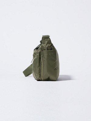 UNIQLO - нейлоновая сумка через плечо с внешними карманами - 09 BLACK