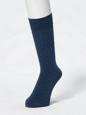 UNIQLO - высокие мужские носки в точку - 68 BLUE