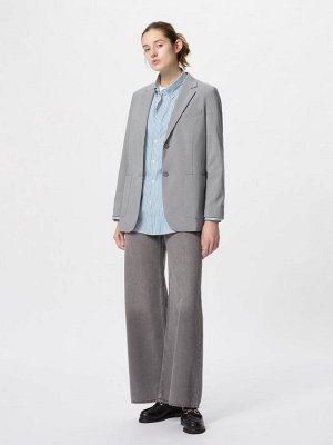 UNIQLO - женский пиджак Kando свободного кроя - 31 BEIGE