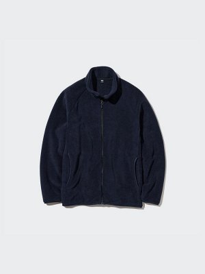 UNIQLO – тёплая флисовая куртка с высоким воротником