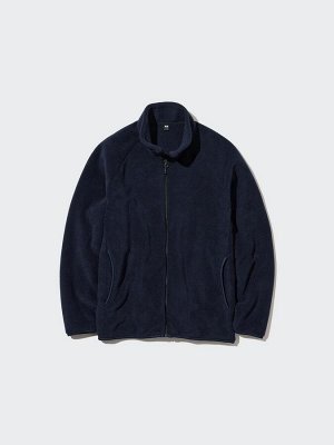 UNIQLO – тёплая флисовая куртка с высоким воротником
