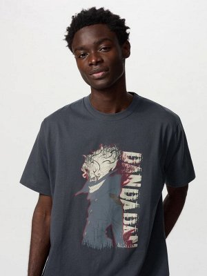 UNIQLO UT - хлопковая футболка с дизайном аниме "Dandadan" - 08 DARKGRAY