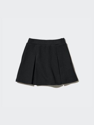 UNIQLO - мини-юбка с внутренними шортами и с функцией Dry Sweat - 09 BLACK