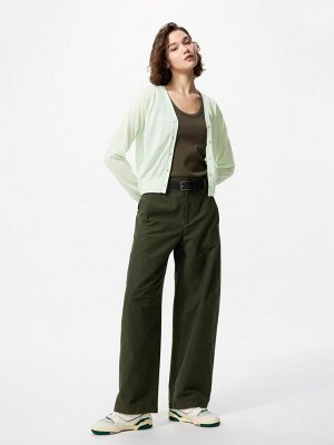 UNIQLO - легкий кардиган с V-образным вырезом - 10 PINK