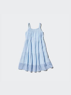 UNIQLO - хлопковое платье на бретельках - 61 BLUE