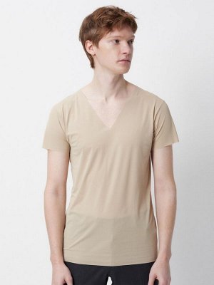 UNIQLO AIRism - мужская базовая футболка с V-образным вырезом